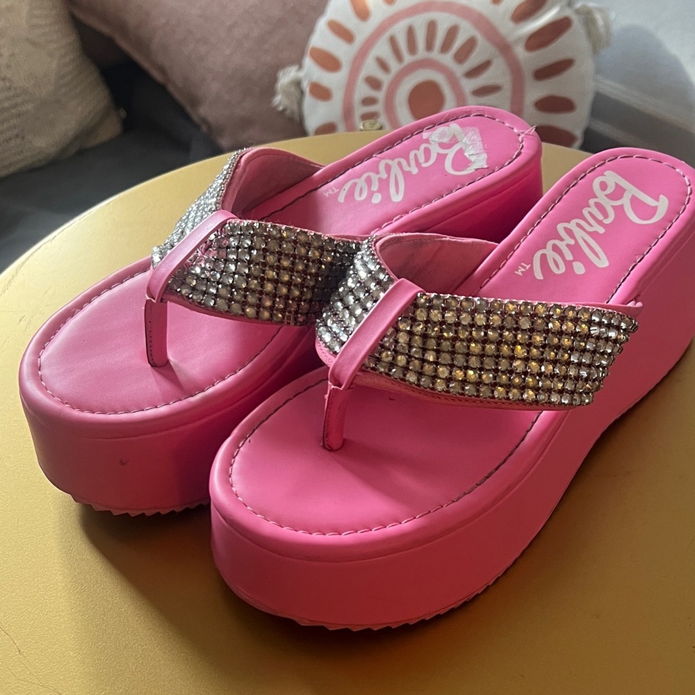 Barbie Pink Rhinestone Sandals